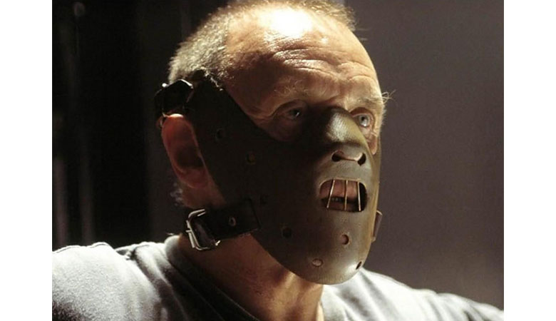 Hannibal Lecter with his mask