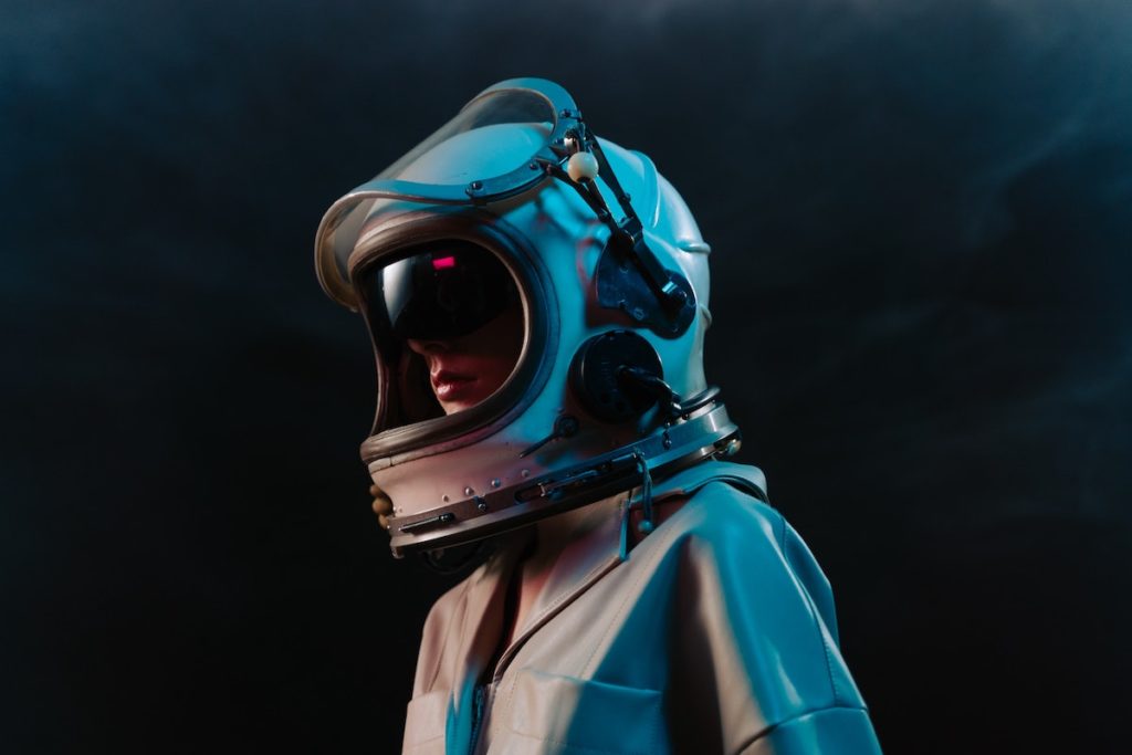 man in an astronaut suit