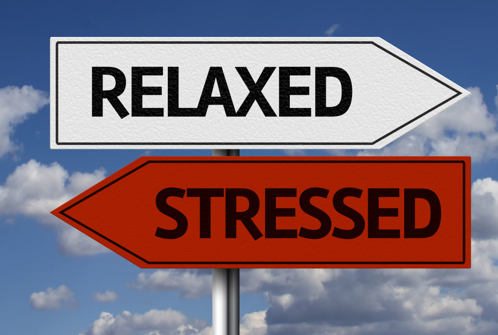 relaxed vs stressed