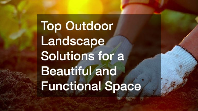 Top Outdoor Landscape Solutions for a Beautiful and Functional Space